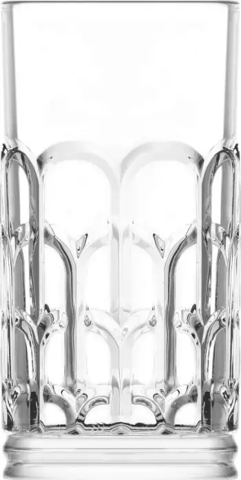 Gotë long drink LAV HORECA Archie 390 ml transparente, set 12 copë