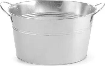kovë festa për pije, Bar Up, 18 L, 400x330 mm, metalike argjendtë