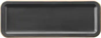 Tabaka shërbimi Fine Dine Panama Black 350x130x20 mm, melaminë, e zezë