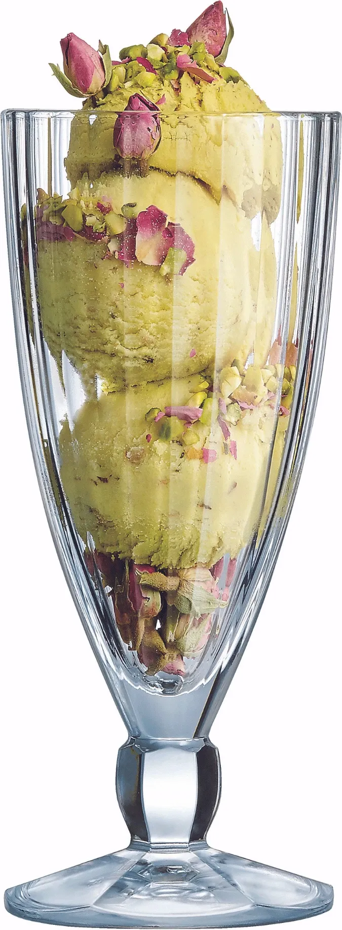 Gotë deserti Arcoroc Quadro 360 ml, transparente, set 6 copë - 2