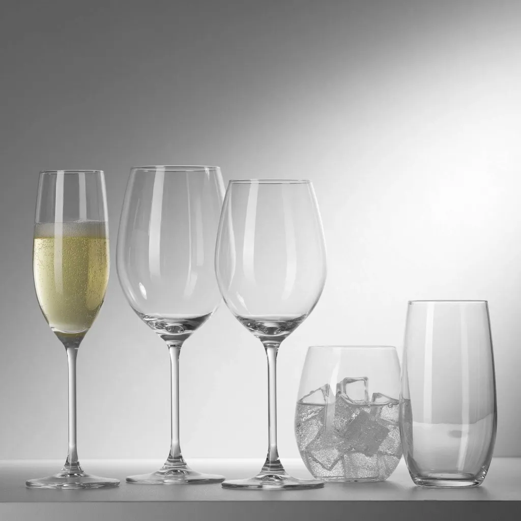 Gotë flute Fine Dine Cantare 210 ml, set 6 copë, transparente - 2