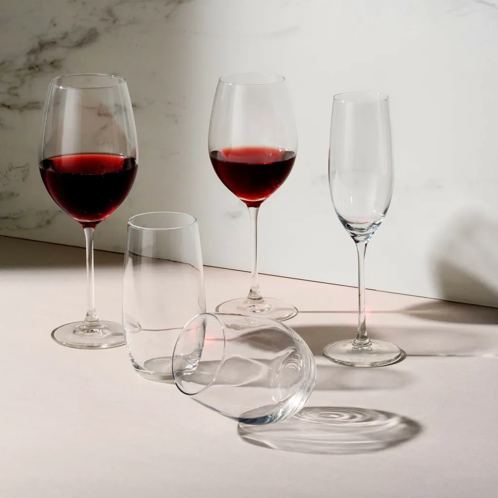 Gotë flute Fine Dine Cantare 210 ml, set 6 copë, transparente - 5