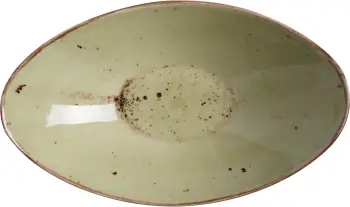 Tas servirimi Fine Dine Olive Boat 250x160 mm, i gjelbër, set 6 copë