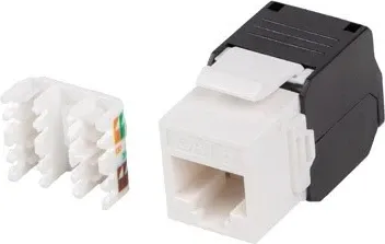Modul Keystone LANBERG RJ45, UTP kat. 6, argjendtë - 1