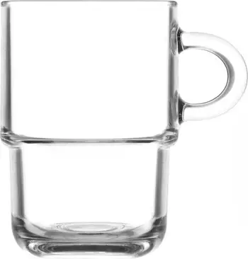 Mug qelqi LAV HORECA Cambridge 350 ml, transparent, set 12 copë