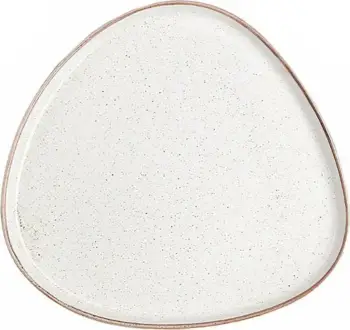 Pjatë trekëndore Porland Seasons Sand 270 mm, krem, set 6 copë
