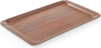 Tabaka shërbimi, Amerbox Montana, sipërfaqe antirrëshqitje, laminat melamine, 325 x 530 mm, ngjyrë arrë