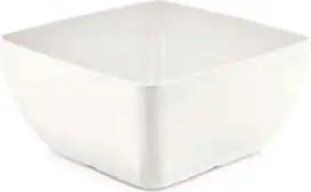 tas katror melamine, Fine Dine, 4.5 L, 250x250x120 mm, bardhë