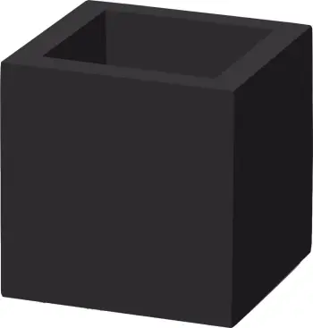 stendë bufeti ngritëse, Fine Dine Madeira Black, dru, 120x120x120 mm, e zezë
