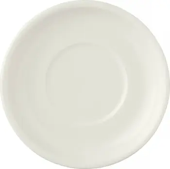 Pjatë nënfilxhani Fine Dine Crema 200 mm, porcelan i vitrificar, krem, set 6 copë