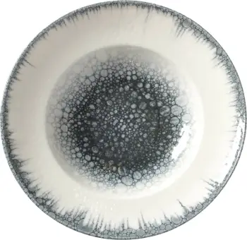 Pjatë për pasta Fine Dine Infinity Ø260 mm, porcelan, 400 ml, hirtë, set 6 copë