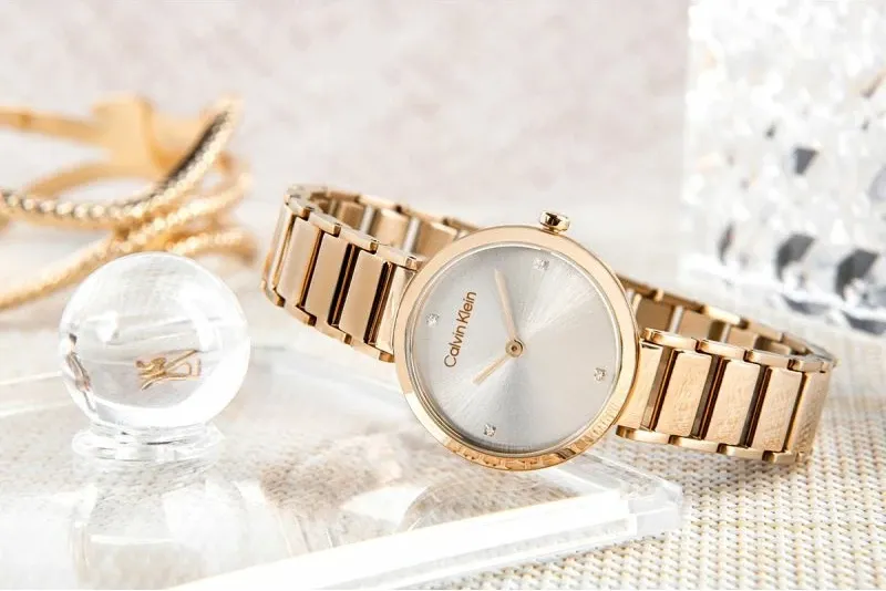 Orë dore për femra Calvin Klein, gold rose - 6