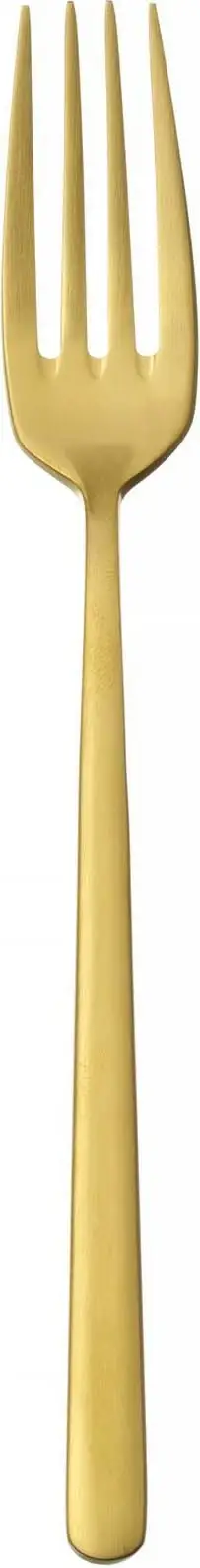 Pirun tavoline OVE Amarone Gold 213 mm, çelik inox 18/10, trashësi 4 mm, set 12 copë, ngjyrë ari
