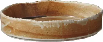 Pjatë me buzë të lartë Fine Dine Constancy Ø200 mm, porcelan, kafe, set 3 copë