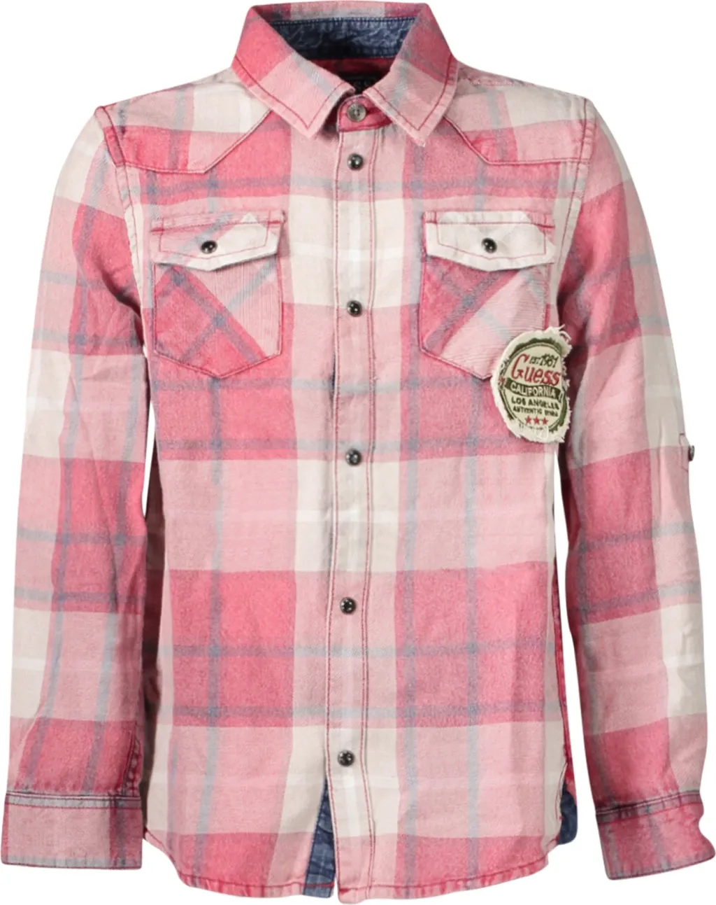 Këmishë për djem GUESS JEANS, e kuqe - 1