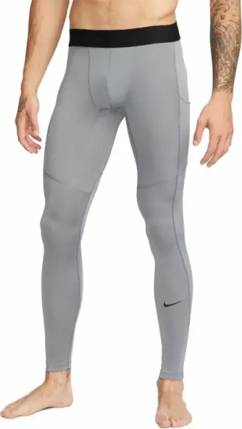 Pantallona termike Nike për meshkuj, të hirtë