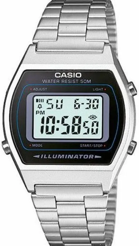 Orë dore unisex Casio, argjend - 1