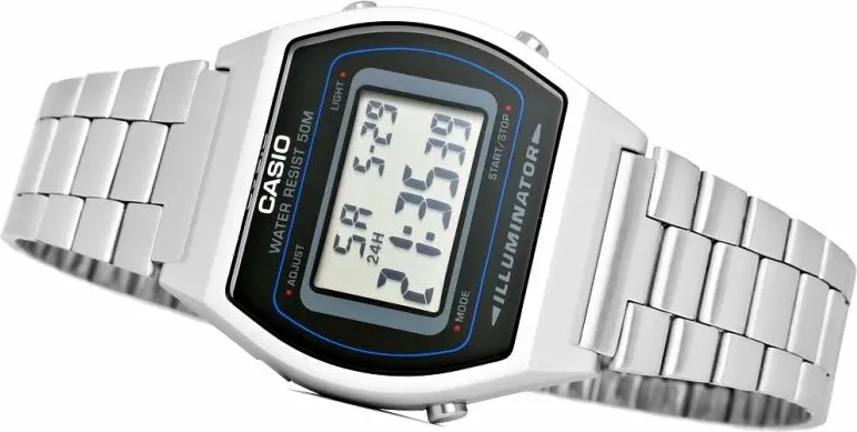 Orë dore unisex Casio, argjend - 3