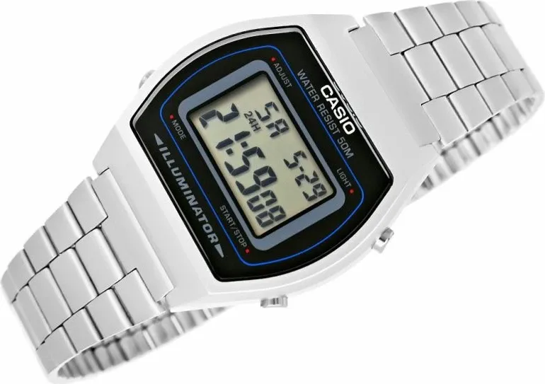 Orë dore unisex Casio, argjend - 4