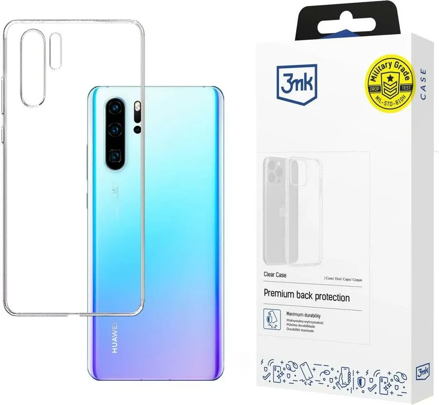Mbështjellës Huawei P30 Pro 3mk Clear Case, Transparent - 1