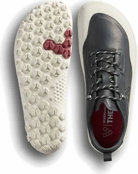 Këpucë për meshkuj Vivobarefoot, obsidian/white - 7