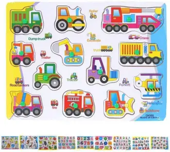 Puzzle druri edukativ NEXT 30x22.5cm, 10 dizajne