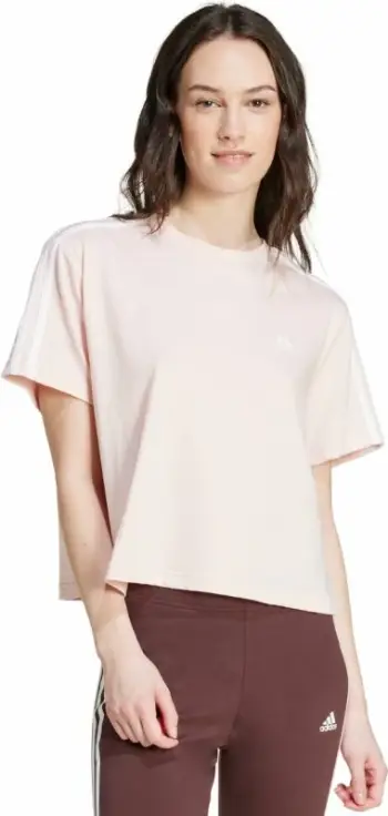 Maicë crop adidas femra, bezhë