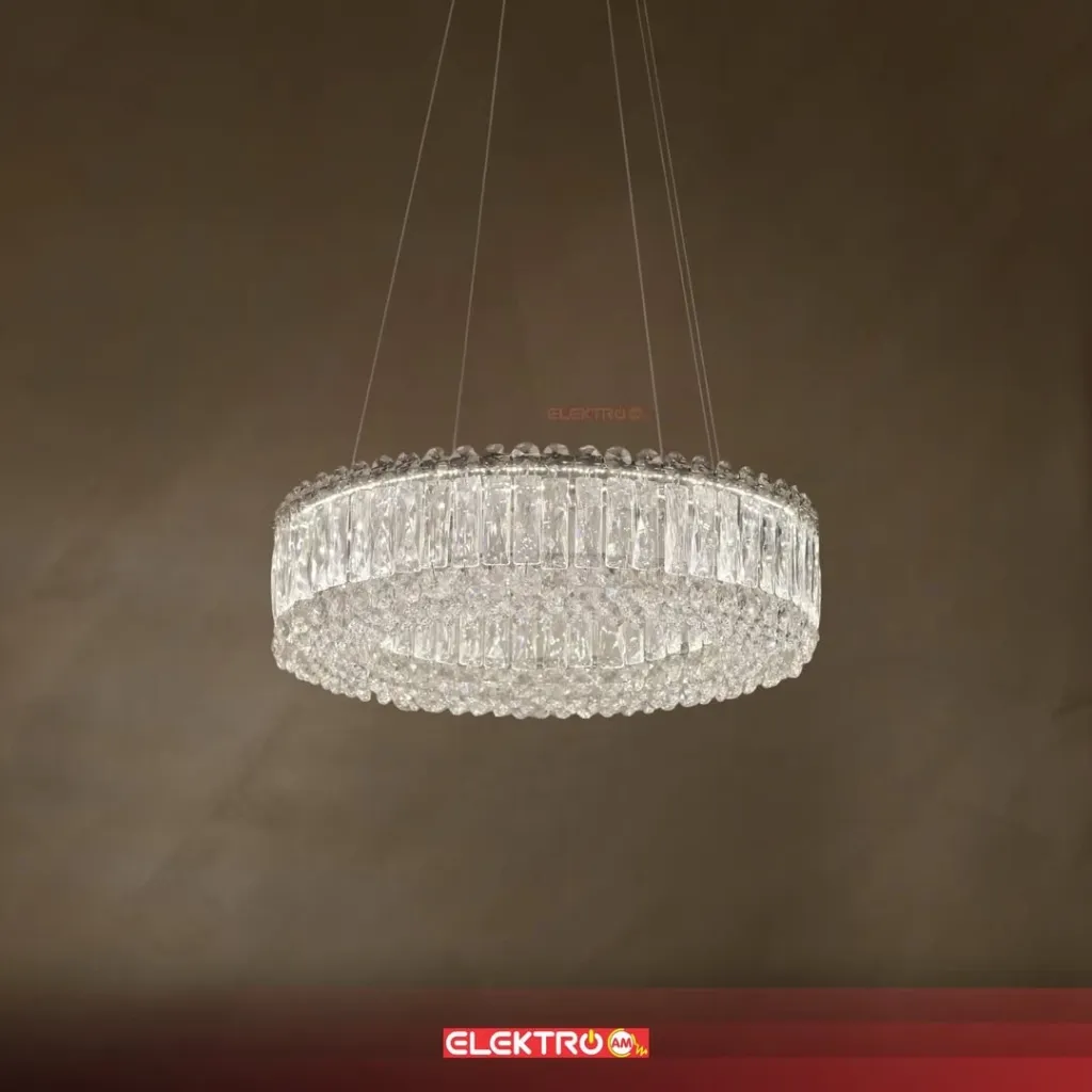 Abazhure LED Kristal i Varur 50 cm - 3