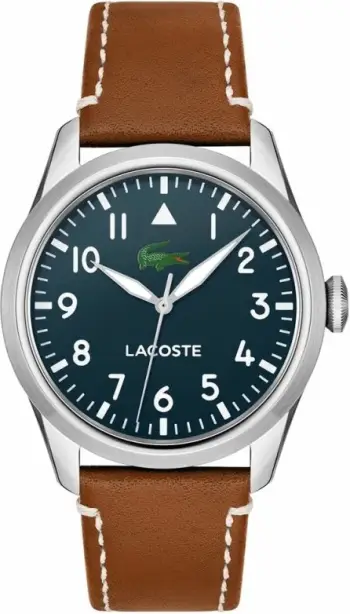 Orë dore për meshkuj Lacoste, kafe/blu