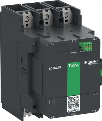 Kontaktor Schneider Electric LC1G225KUEN – 110 kW, bobinë 100–250 V AC/DC