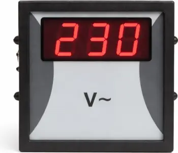 Voltmetër digjital 72x72 mm për panele elektrikë