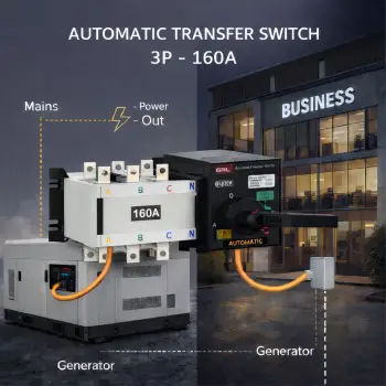 ATS ndërprerës automatik 3P 160A HGLD-160A/3