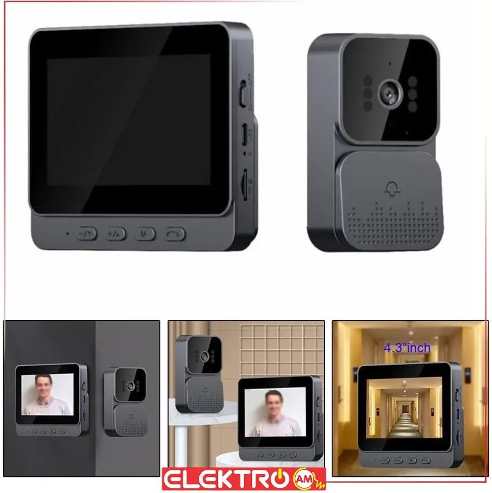 Wireless Video Doorbell 4.3” AM-10M - 2
