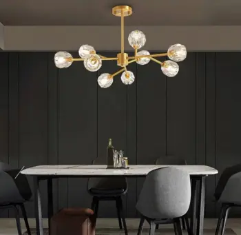 Abazhur klasik kristal 9 llampa