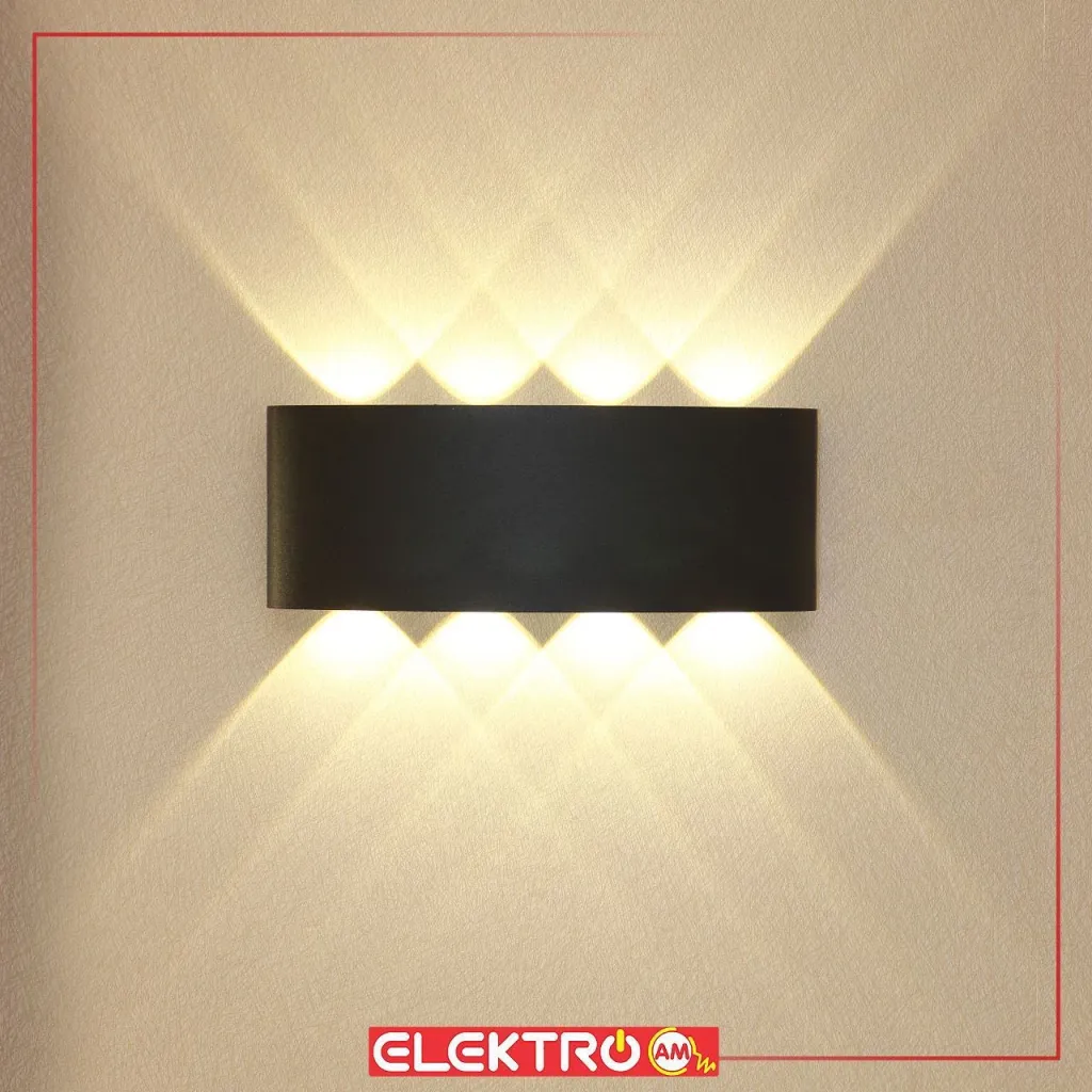 Anësore Muri LED 8w B6015 BK - 2