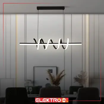 Abazhur LED linear 8131 BK