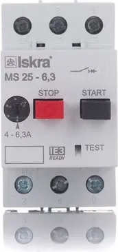 Mbrojtës motorik Iskra MS25 – 6.3A - 1