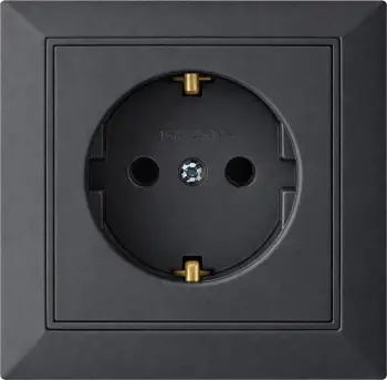 PRIZË MONOFAZ ANESTECH 16A – ANTRACIT
