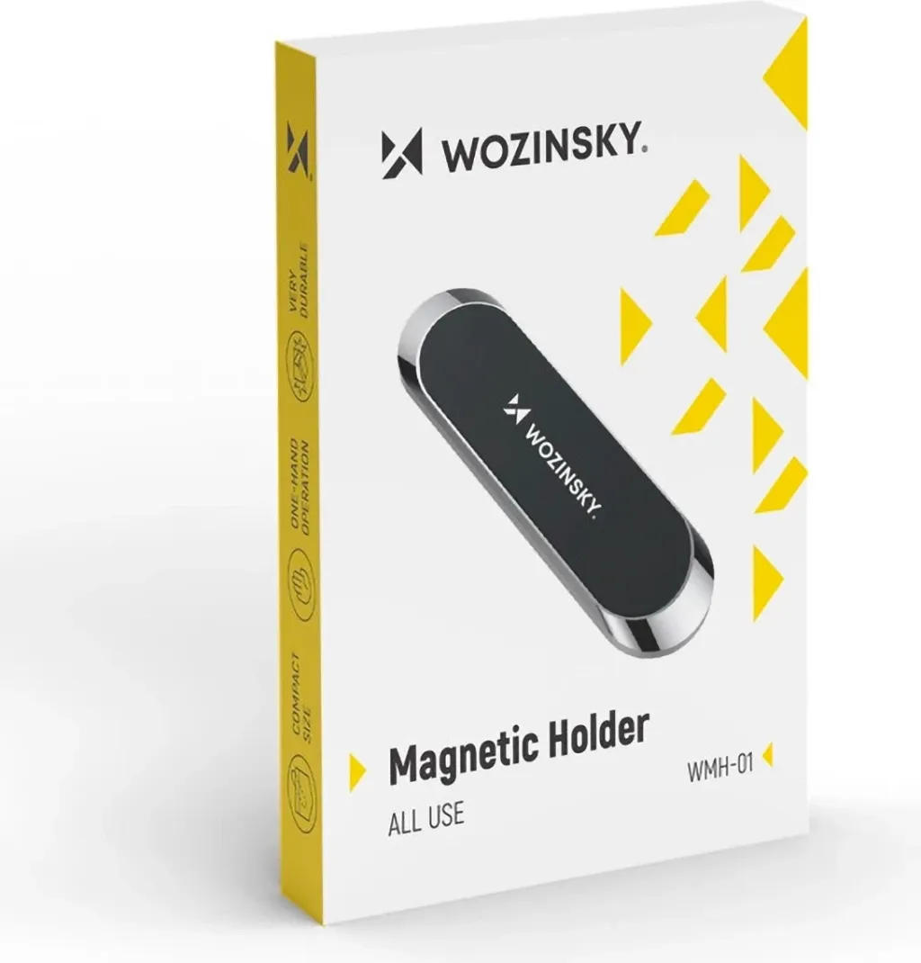 Mbajtës magnetik për telefon Wozinsky WMH-01, i zi - 8