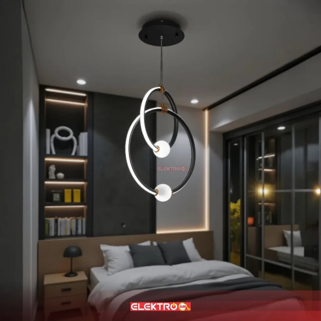 Abazhure LED i Varur 8006BK - 1
