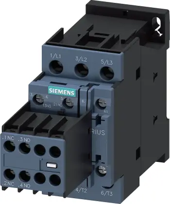 Kontaktor Siemens 3RT2023-1AF04 – 9A, 4kW, 3 pol, 110V AC, 2NO+2NC