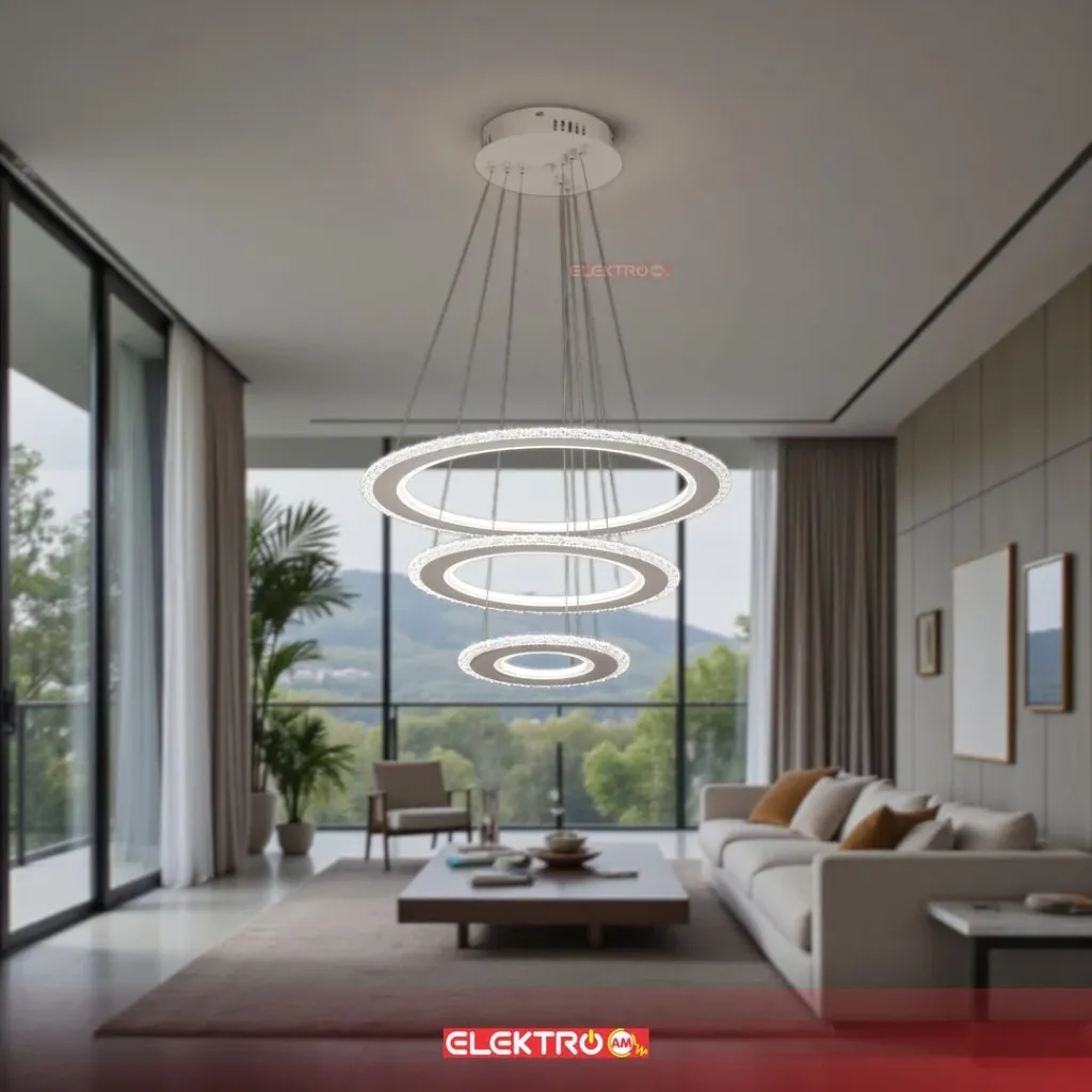 Abazhure LED i varur 1373-3 WH - 1