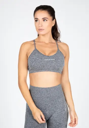 Quincy Seamless Sports Bra - Gray Melange