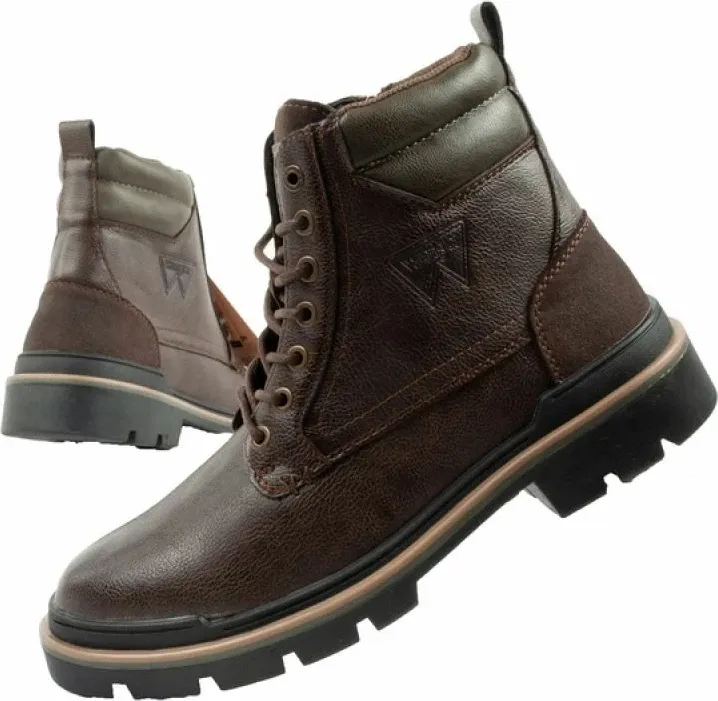 Çizme Chelsea për meshkuj Wrangler, kafe të errëta - 1