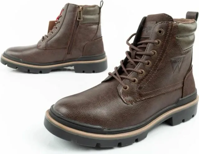 Çizme Chelsea për meshkuj Wrangler, kafe të errëta - 8