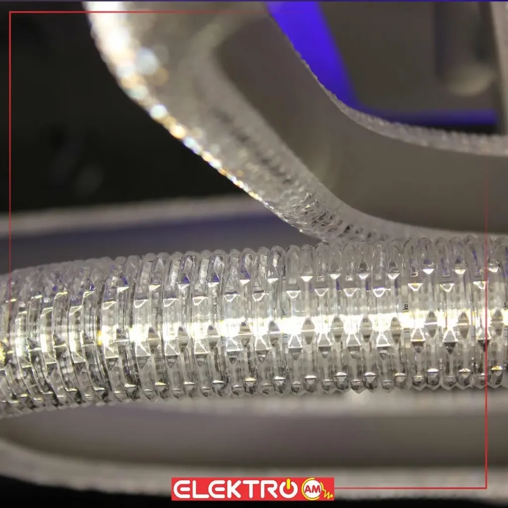 Abazhur LED tavani me kristal MX77061-2+2+2 - 2