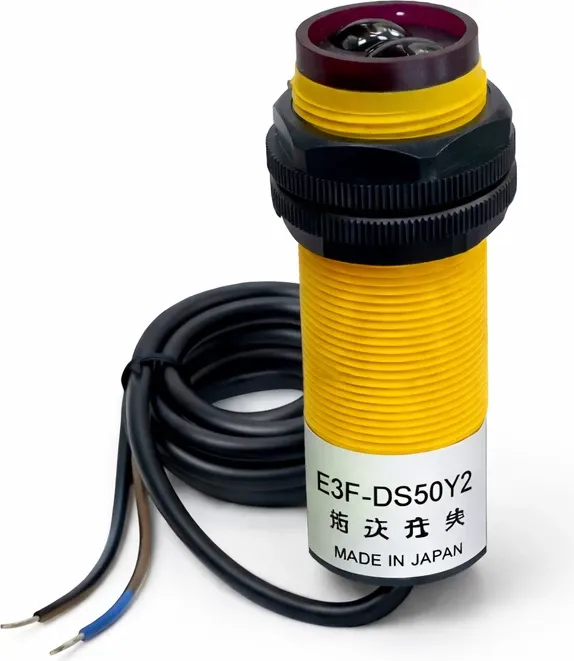 Sensor fotoelektrik E3F-DS50Y2 NPN AC 90-250V - 1