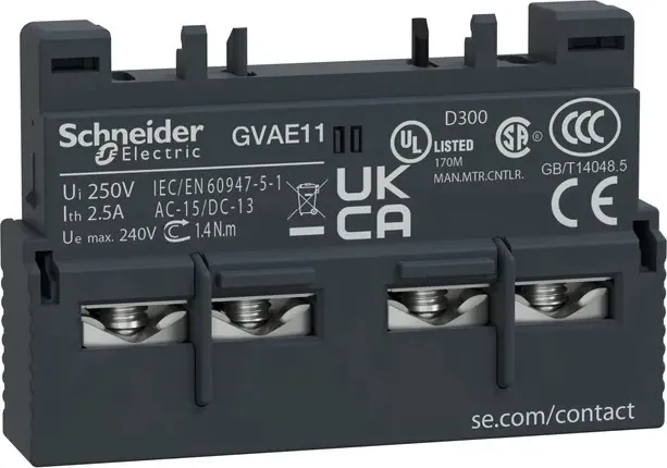 GVAE11 kontakte ndihmëse Schneider Electric GV2, GV3 - 1