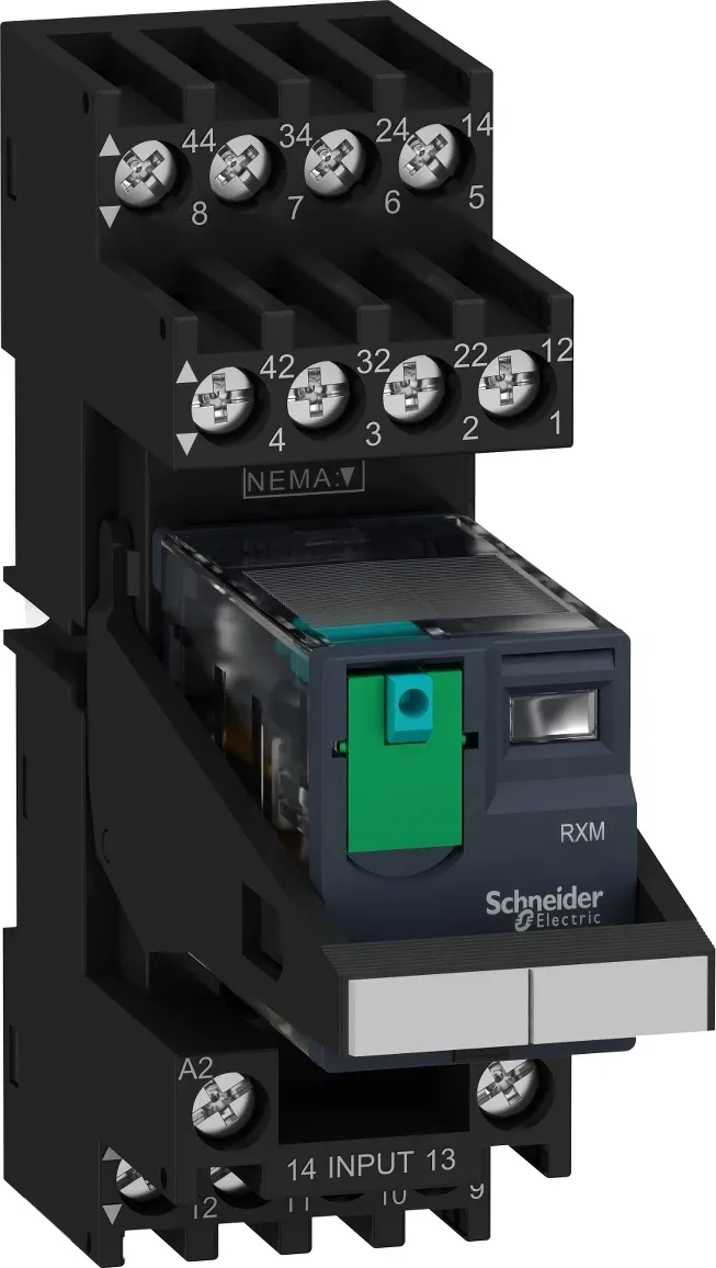 Rele Schneider Electric RXM4AB1BDPVM 24V DC 4CO 6A - 2