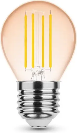 Poq LED E27 G45 4W Amber